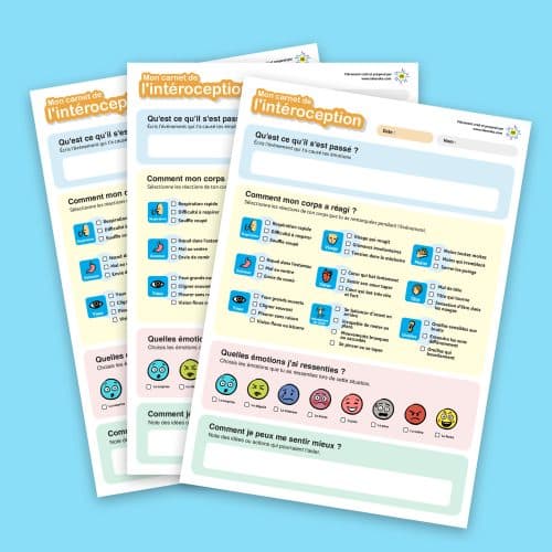 Carnet de l’intéroception pour les personnes autistes : Mieux comprendre et gérer ses émotions