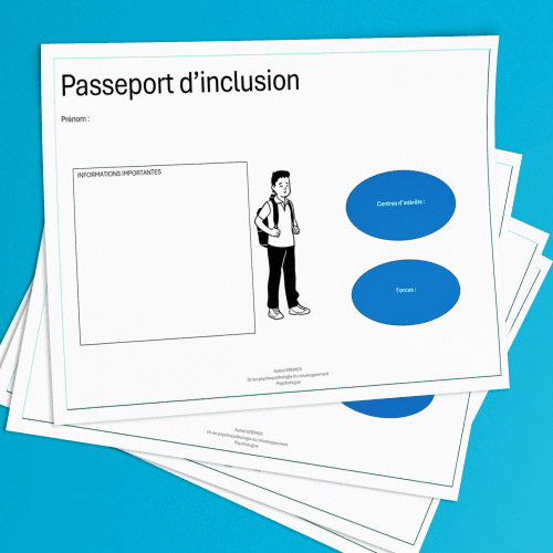 Construire le passeport d’inclusion de l’élève avec TSA