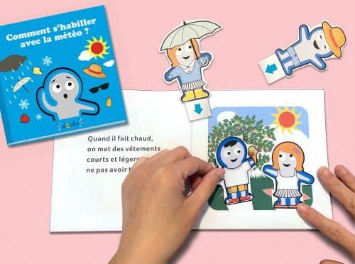 Téléchargez le livret interactif pour apprendre à s’habiller avec la météo !
