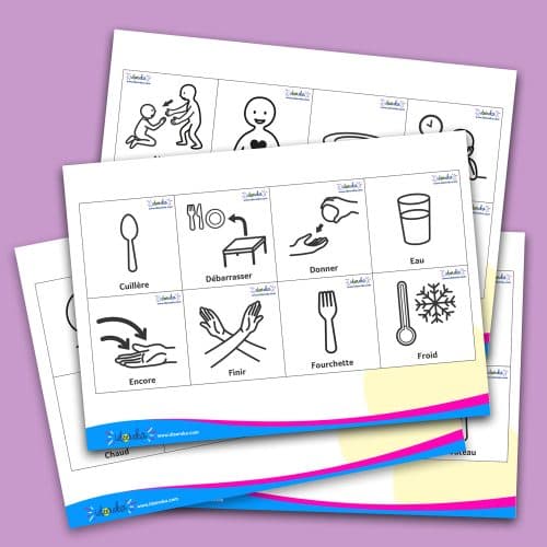 Kit de pictogrammes : Autour du repas – un support concret pour faciliter la communication à table