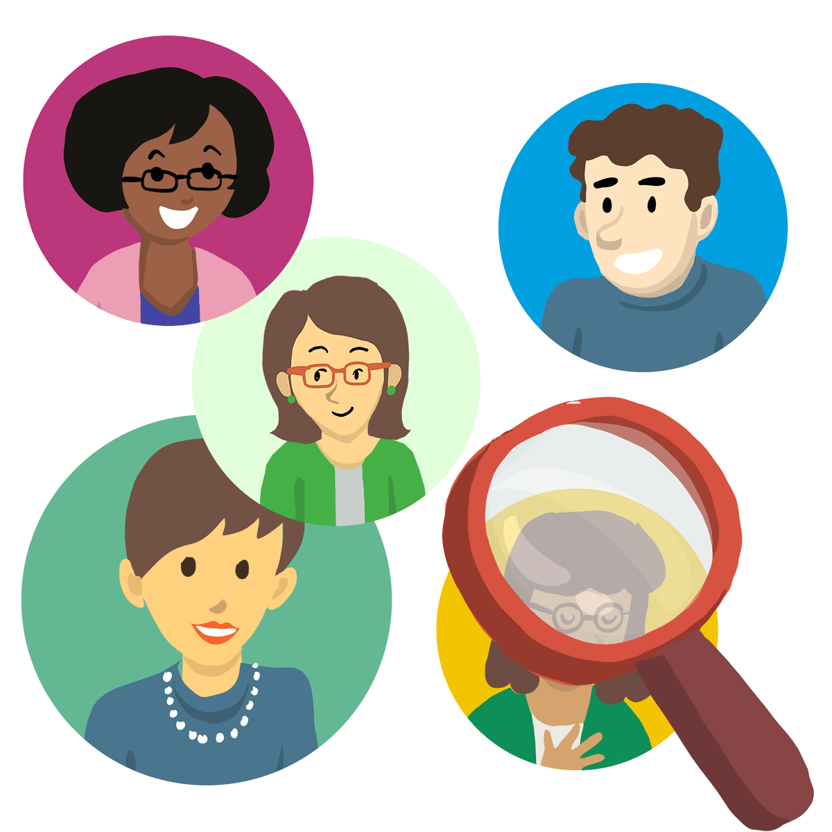 Différents professionnels à trouver via l’annuaire, illustration Ideereka