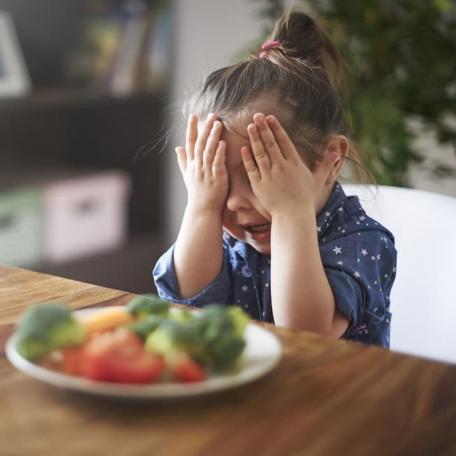 enfant ne veut pas de legume