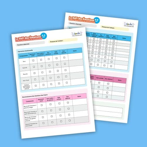 deux grilles d'observation pour les professionnels