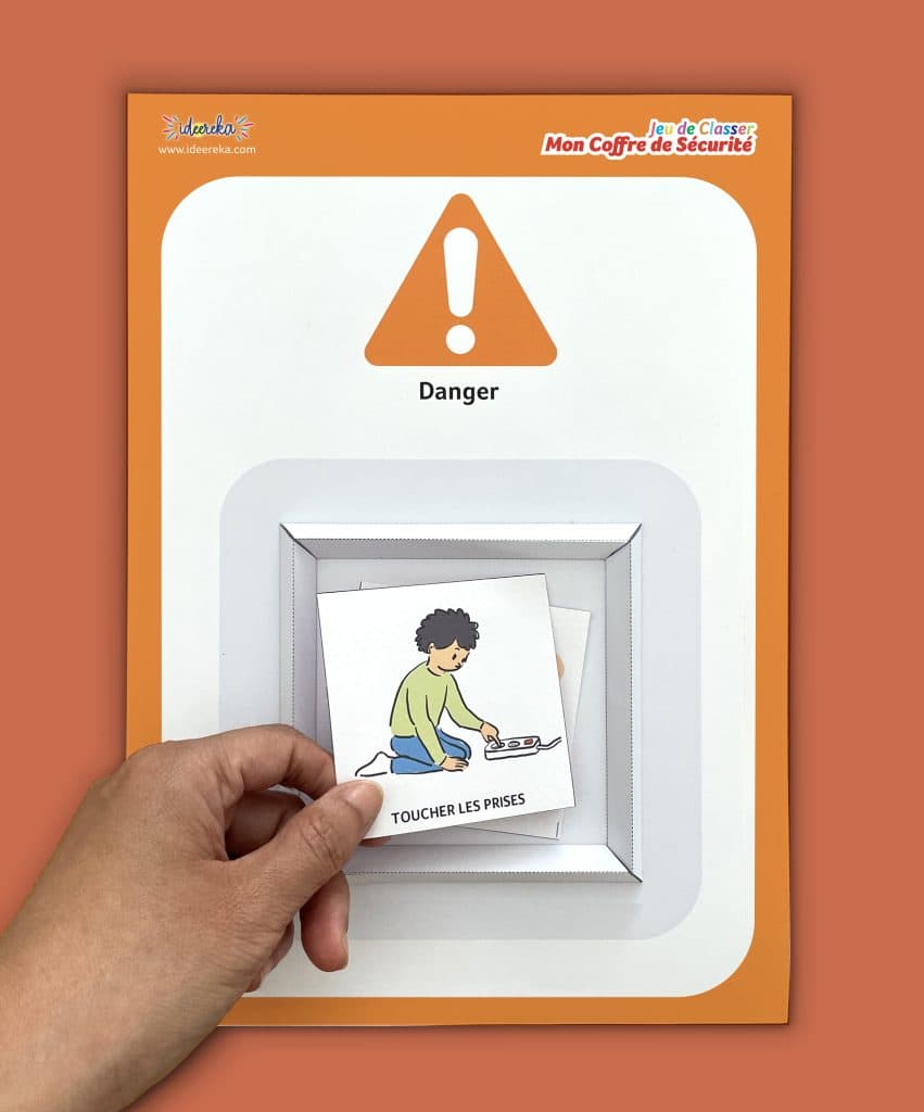 image de plateau de classeur "Danger"