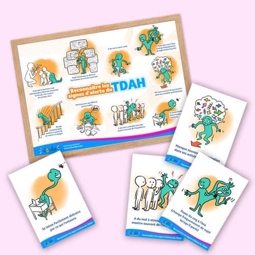 Reconnaître le TDAH chez les enfants : affiches gratuites pour identifier les signes évocateurs