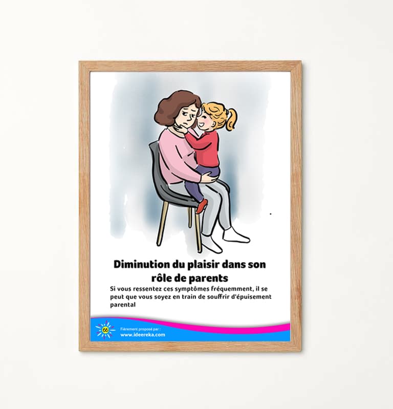 Les affiches de sensibilisation au burn-out parental